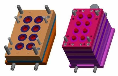 8 cavity unscrewing mould
